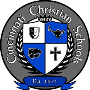 Logo of Cincinnati Christian Schools, a very satisfied customer.